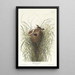 Nuttall's Marsh Wren - John James Audubon — framed artwork on a wall
