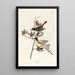Moucherolle péwit - John James Audubon — framed artwork on a wall