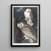 Harfang des neiges - John James Audubon — framed artwork on a wall