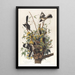 The Mockingbird - John James Audubon — framed artwork on a wall