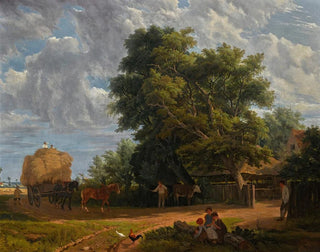 The Hay Cart - John James Chalon — artwork view