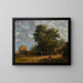 The Hay Cart - John James Chalon — framed artwork on a wall