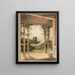 Auckland Painting from Mr. Reader Woods' cottage veranda - John Kinder — framed artwork on a wall