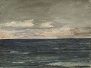 Study of Lesson on the Jersey Coast - John La Farge — artwork view