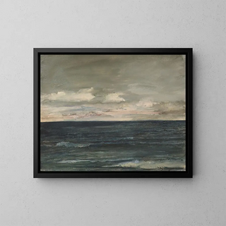 Study of Lesson on the Jersey Coast - John La Farge — framed artwork on a wall