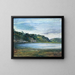 Rochers du paradis, étude à Paradise, Newport, Rhode Island - John La Farge — framed artwork on a wall