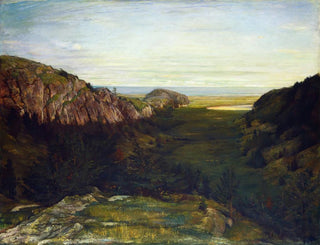 La dernière vallée des rochers du paradis - John La Farge — artwork view