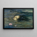 La chose étrange que le petit Kiosai a vue dans la rivière - John La Farge — framed artwork on a wall