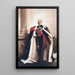 Fire Deceased His Majesty King George V - John Lander — framed artwork on a wall