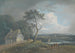 River scene in the morning with characters near a cottage - John Laporte — artwork view