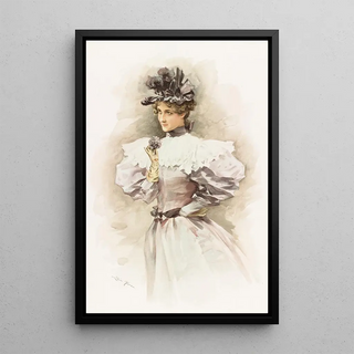 Publicity painting for G Wiedman Brewing Co - John Leon Moran — framed artwork on a wall