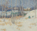 Winter Birches - John Leslie Breck — artwork view