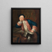 Portrait of Thomas Sheridan - John Lewis — framed artwork on a wall