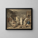 Dance in a Bar - John Lewis Krimmel — framed artwork on a wall