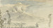 Cloudy sky painting over a hilly landscape - John Linnell — artwork view