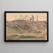 Figures sur une berge Kensington Gravel Pits - John Linnell — framed artwork on a wall