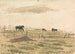Horses in a paddock - John Linnell — artwork view