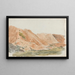Carrières près d'Ironbridge, Earthworks, Cambridge Terrace - John Linnell — framed artwork on a wall
