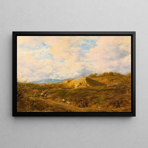 Redhill Common, Surrey - John Linnell — framed artwork on a wall