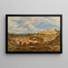 Les Fosses de Gravelle de Kensington - John Linnell — framed artwork on a wall