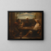 The Supper at Emmaus - John Linnell — framed artwork on a wall