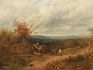 The Woodcutters - John Linnell — artwork view
