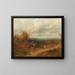 The Woodcutters - John Linnell — framed artwork on a wall
