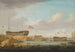 Jour de lancement au quai des Indes orientales Blackwall sur la Tamise - John Lynn — artwork view