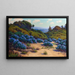 Lupin in the Bushes near Del Monte - John M Gamble — framed artwork on a wall