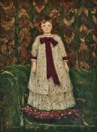 John Macallan Swan - Portrait of Miss Elfrida Marjorie Eden later Countess of Warwick 1887 1943 as a child.webp