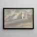 Château de Carisbrooke Île de Wight - John Malchair — framed artwork on a wall
