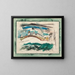 Lighthouse of Stonington, Maine - John Marin — framed artwork on a wall