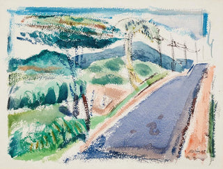 On the Road to Sparkill, New York - John Marin — artwork view