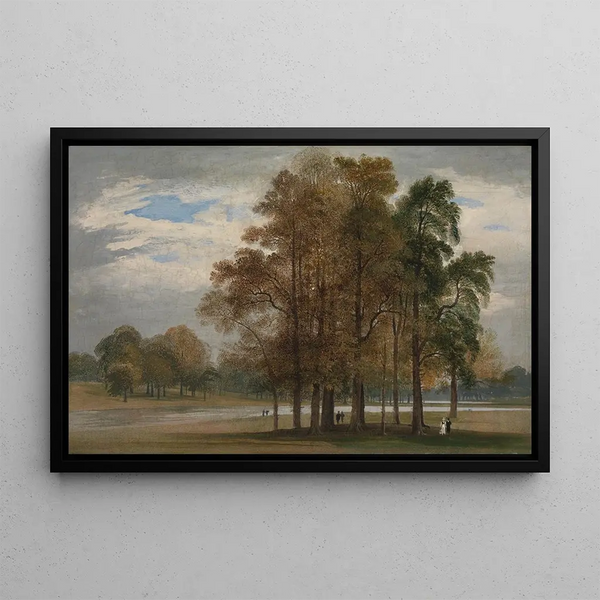 Hyde Park Painting - John Martin — framed artwork on a wall