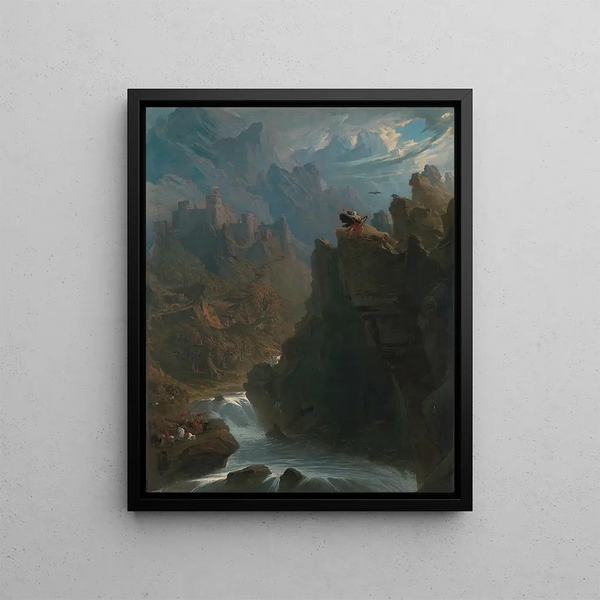 The Bard - John Martin — framed artwork on a wall