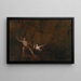 The Conflict between Satan and Death - John Martin — framed artwork on a wall