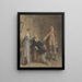The King Lear and Cordelia - John Massey Wright — framed artwork on a wall