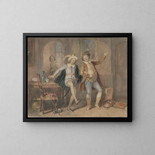 La Nuit des rois - John Massey Wright — framed artwork on a wall