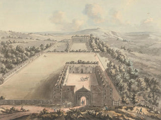 Les anciennes écuries de Petworth - John Melchior Barralet — artwork view