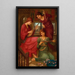 Au temps des jours dorés - John Melhuish Strudwick — framed artwork on a wall