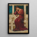 When Sorrow Comes in Summer - John Melhuish Strudwick — framed artwork on a wall