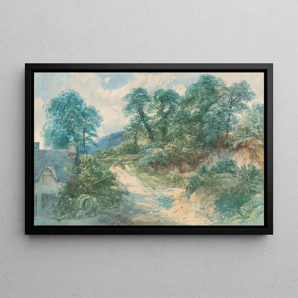 A country path - John Middleton — framed artwork on a wall