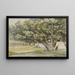 A grove of poplars - John Mix Stanley — framed artwork on a wall