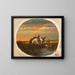 A break on the prairie to smoke - John Mix Stanley — framed artwork on a wall