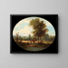 A Morning in Milk River Valley - John Mix Stanley — framed artwork on a wall