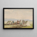 Waiting for Mr. Tinkham's return - John Mix Stanley — framed artwork on a wall
