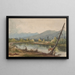 La rivière Bitterroot près de Fort Owen - John Mix Stanley — framed artwork on a wall