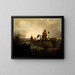 Knife black, an apache warrior - John Mix Stanley — framed artwork on a wall