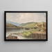 Cap Horn, Columbia River - John Mix Stanley — framed artwork on a wall