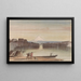 Dalles du mont Columbia, vue vers l'ouest - John Mix Stanley — framed artwork on a wall